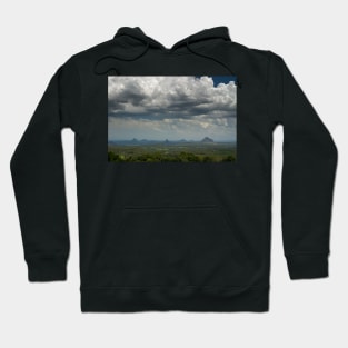 Clouds over Glasshouse Mountains Hoodie